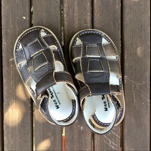 Fisherman Brown Sandal | Wee Squeak